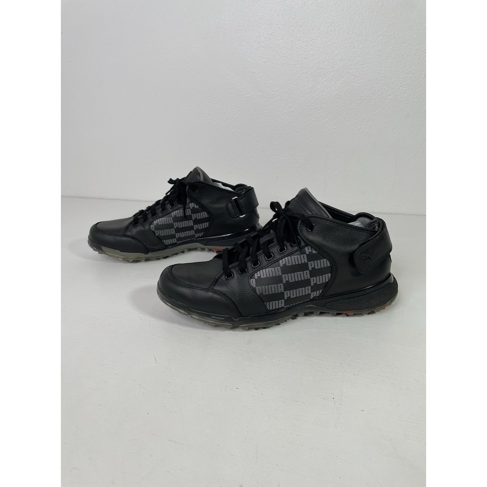 Puma Proadapt Delta Mid Golf Shoes Men's 9 Black Waterproof Soft Spikes